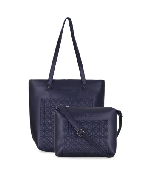 

ESBEDA Blue Solid Shoulder Bag Combo