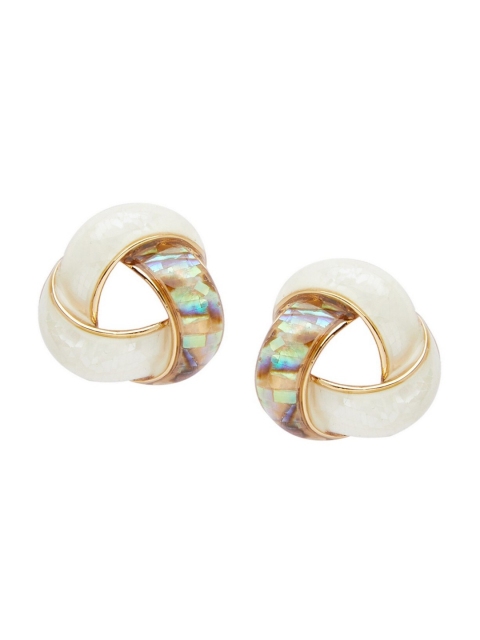 

shaze Gold-Toned Contemporary Studs