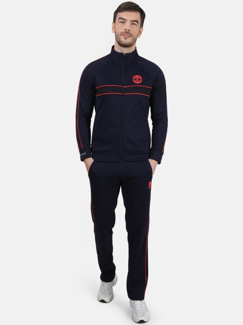 

rock.it Men Navy Blue Solid Tracksuit
