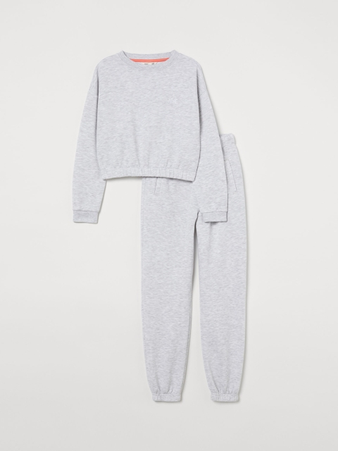 H&M Girls Grey 2 Piece Sustainable Set