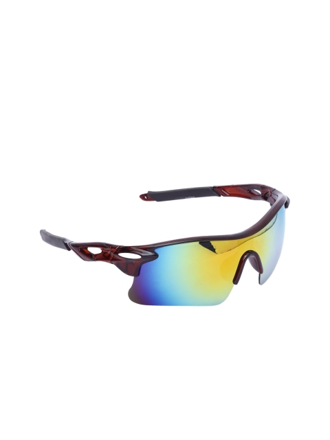 

Swiss Design Unisex UV Protected Lens Shield Sunglasses SDSG21-0918107, Blue