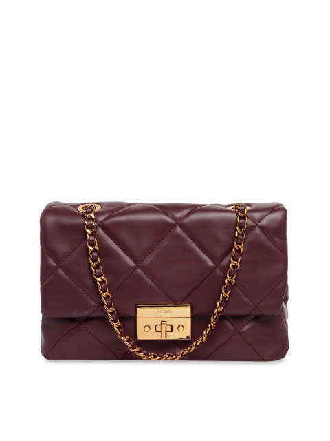 

ALDO Burgundy Textured Sling Bag