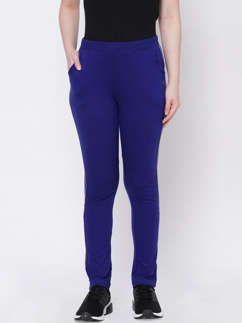 

Sweet Dreams Women Blue Solid Slim-Fit Track Pants