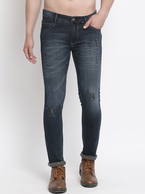 

COBB Men Blue Slim Fit Mid-Rise Clean Look Jeans