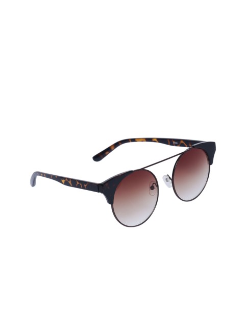 

Swiss Design Unisex UV Protected Lens Mirrored Round Sunglasses SDSG21-1955201, Brown