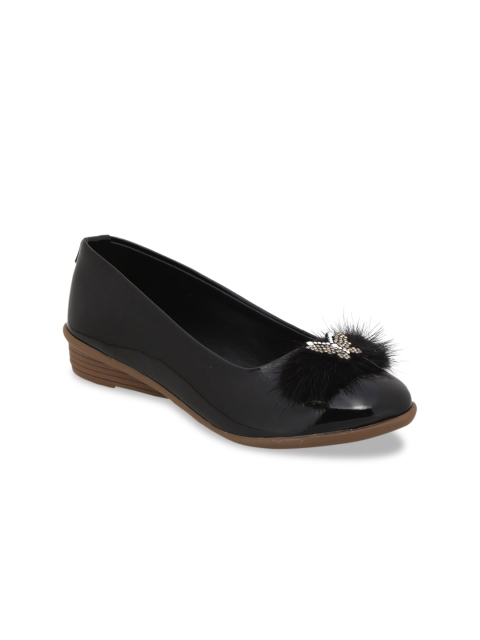 

Chipbeys Girls Black Embellished Ballerinas