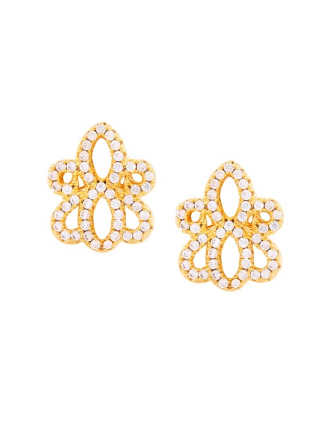

Voylla White Contemporary Studs