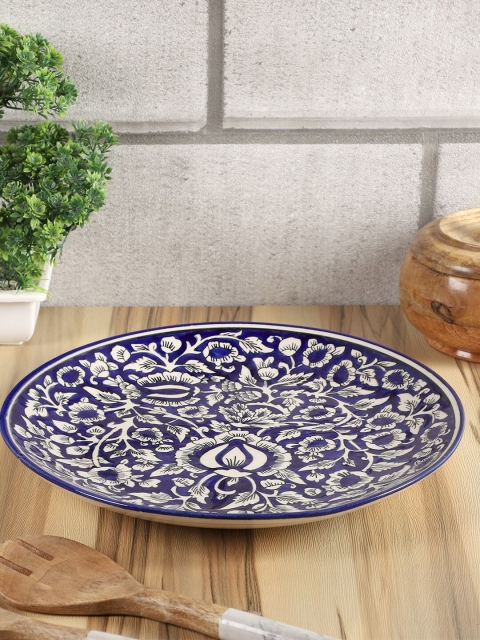 

CDI Blue & White Mughal Art Ceramic Rice Plate