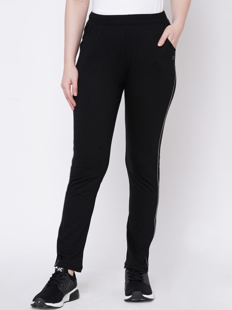 

Sweet Dreams Women Black Solid Slim-Fit Track Pants