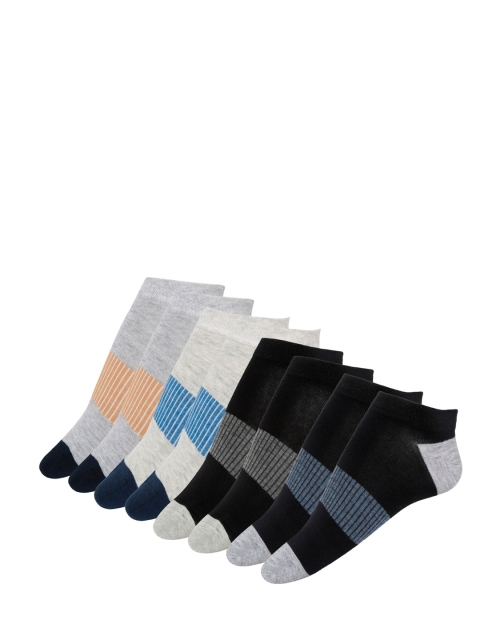 

FabSeasons Unisex Pack Of 4 Assorted Shoe Liners