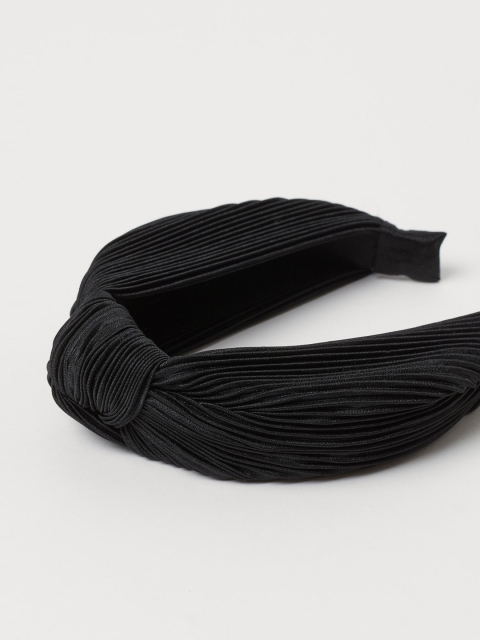 

H&M Women Black Pleated Alice Band