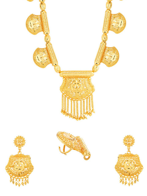 

Voylla Gold-Plated Eastern Delight Jewellery Set