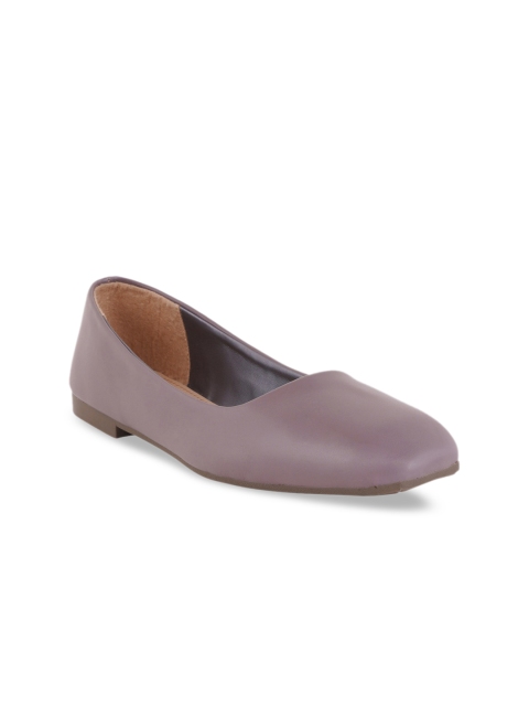 

SCENTRA Women Mauve Solid Ballerinas