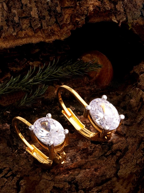

Voylla Gold-Toned Contemporary Studs