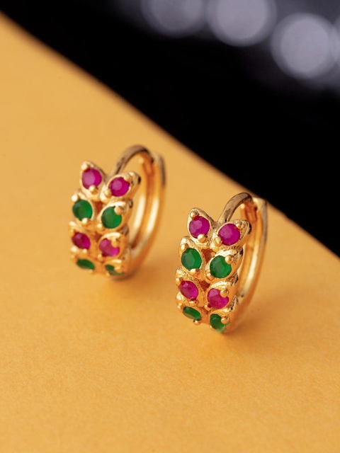 

Voylla Pink Contemporary Drop Earrings