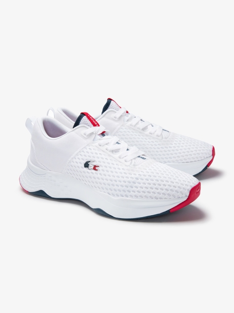 

Lacoste Men White Woven Design Sneakers