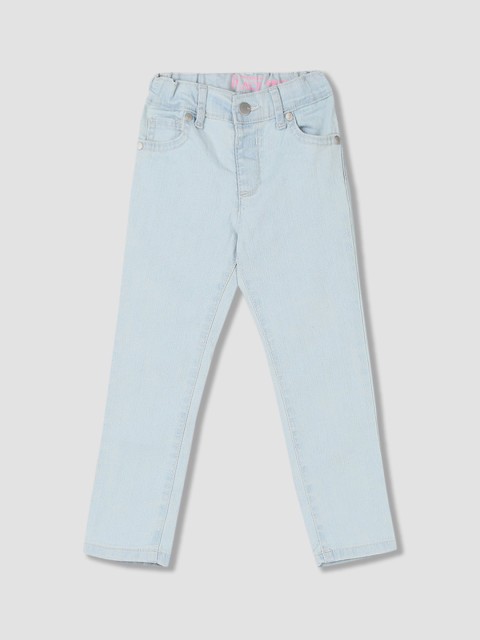 

The Childrens Place Girls Blue Slim Fit Mid-Rise Clean Look Stretchable Jeans