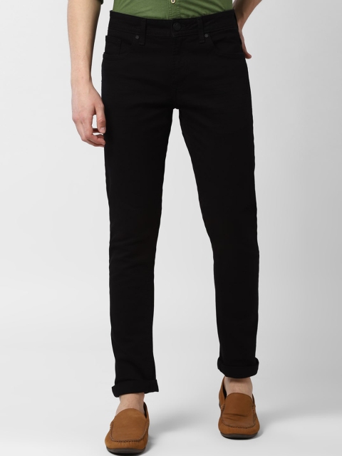 

Peter England Casuals Men Black Skinny Fit Mid-Rise Clean Look Jeans