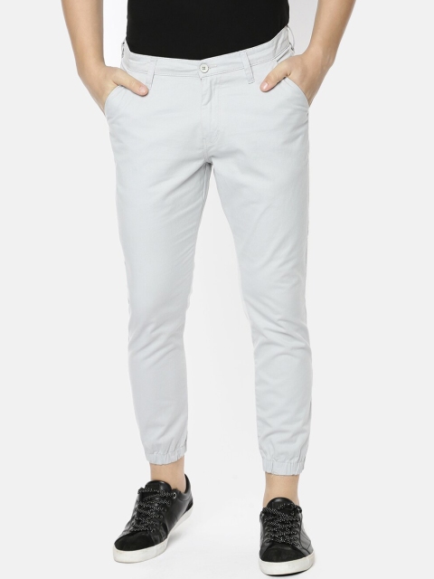 

Mucho Solo Men Grey Skinny Fit Solid Joggers
