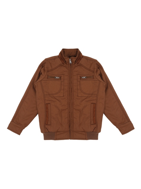 

Pantaloons Junior Boys Khaki Solid Bomber Jacket