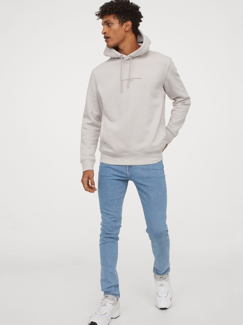 

H&M Men Blue Solid Skinny Jeans