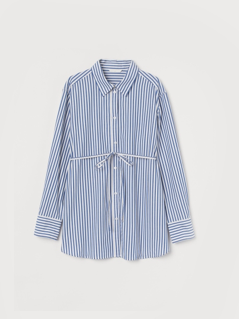 

H&M Blue MAMA Cotton Shirt