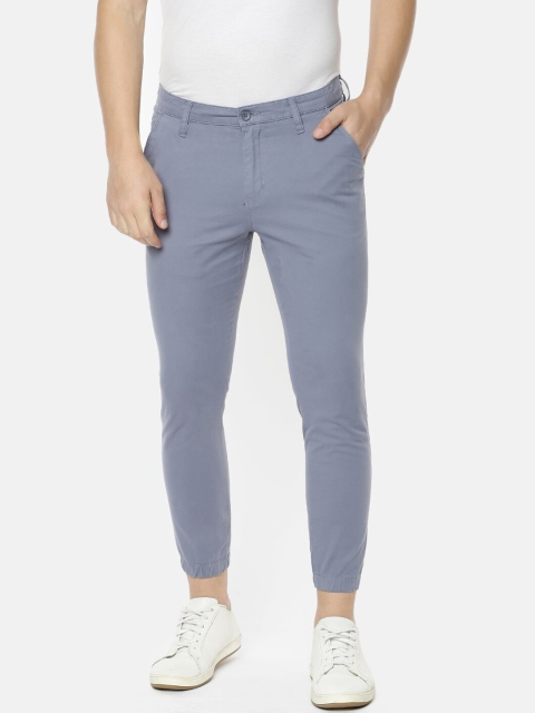 

Mucho Solo Men Blue Skinny Fit Solid Joggers