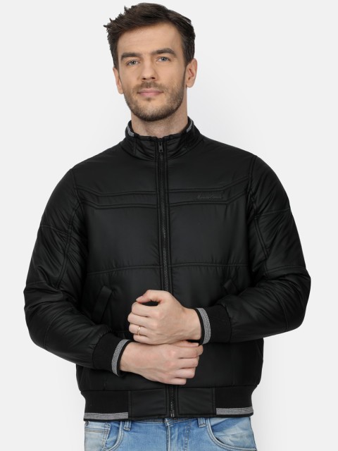 

Monte Carlo Men Black Solid Padded Jacket