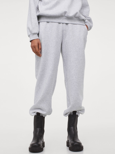 

H&M Women Grey Solid Joggers