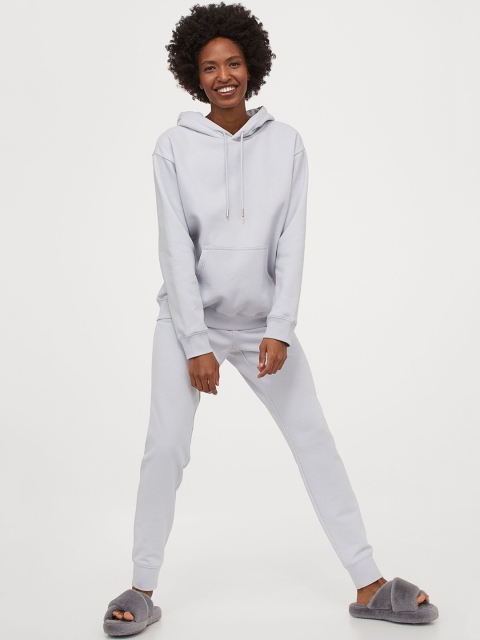 

H&M Women Cotton-blend joggers, Blue