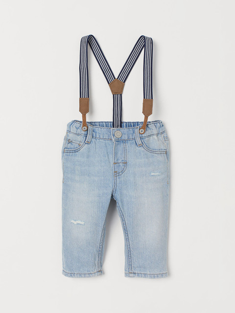 

H&M Boys Blue Solid Jeans