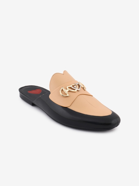 

Jelly Bunny Women Black Colourblocked Mules