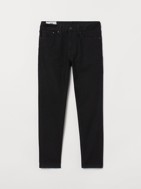 

H&M Men Black Slim Tapered Jeans