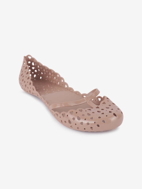 

Jelly Bunny Women Brown Textured Ballerinas