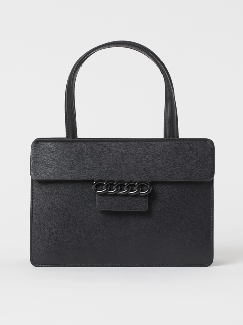 

H&M Women Black Solid Handbag