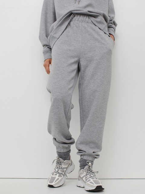 

H&M Women Grey Solid Joggers