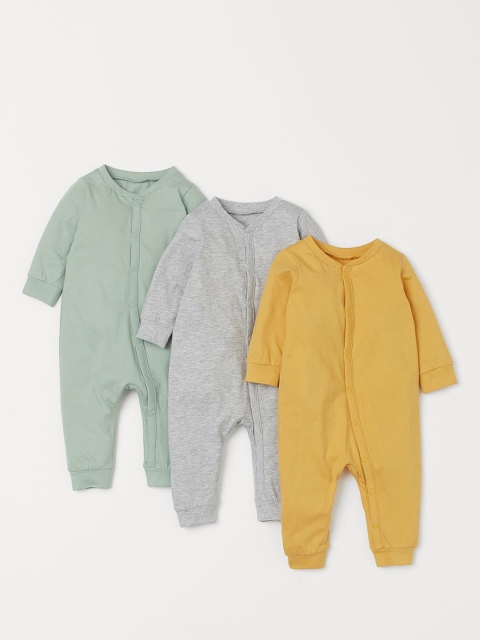 

H&M Kids Multicoloured 3-Pack Cotton Pyjamas, Multi