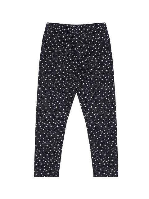 

Pantaloons Junior Girls Navy Blue & White Printed Ankle-Length Leggings