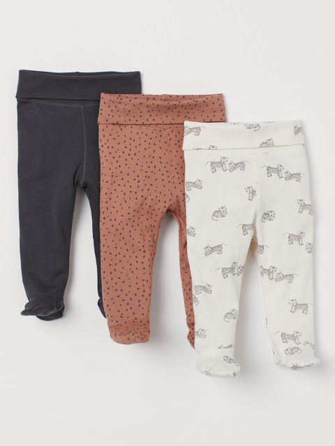 

H&M Kids 3-Pack Leggings, White