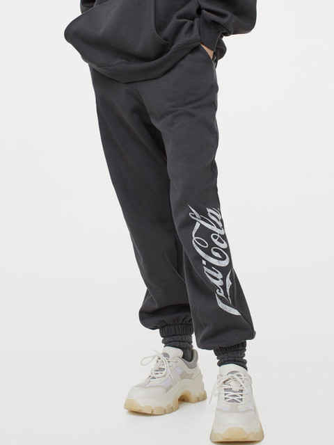

H&M Women Grey Printed Joggers
