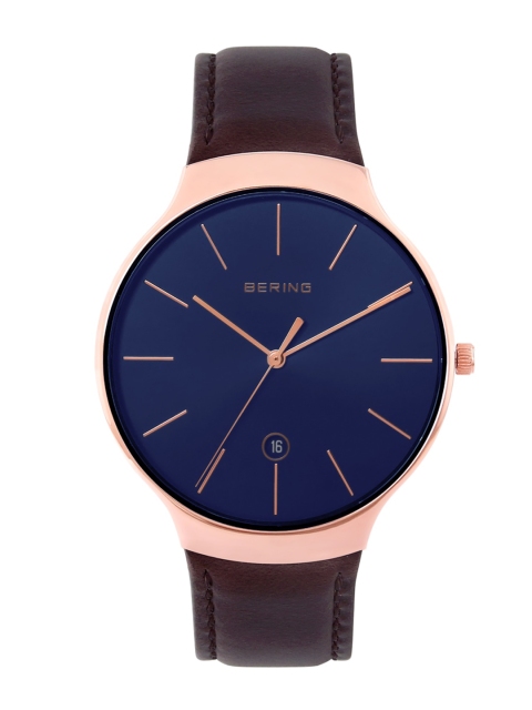 

BERING Men Blue Analogue Watch