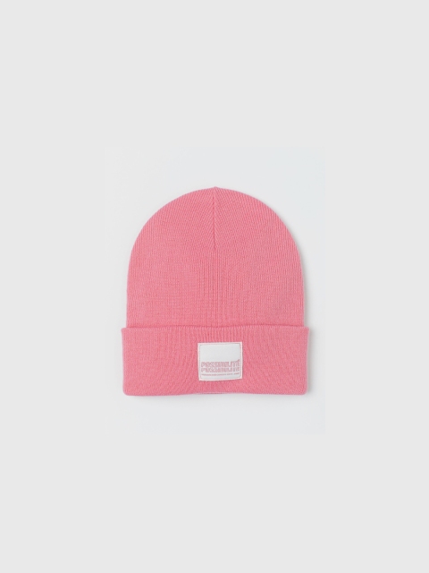 

H&M Women Pink Fine-Knit Hat