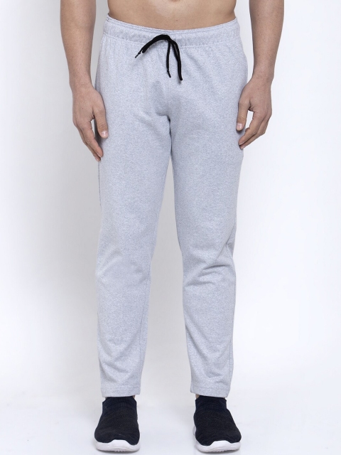 

NEUDIS Men Grey Solid Slim Fit Track Pants