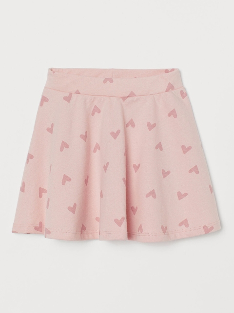 

H&M Girls Pink Bell-Shaped Cotton Skirt