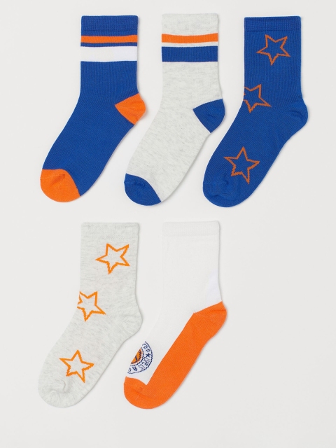 

H&M Boys 5-Pack Socks, White