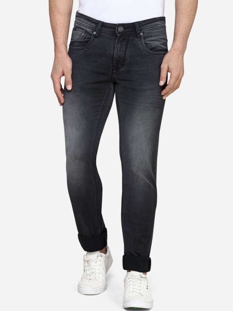 

JADE BLUE Men Black Slim Fit Mid-Rise Clean Look Jeans