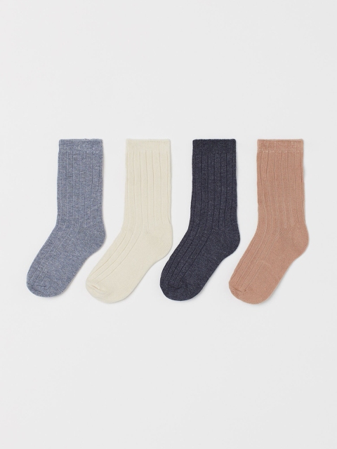 

H&M Kids 4-Pack Socks, White