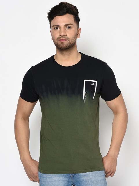 

Duke Men Green Dyed Round Neck T-shirt
