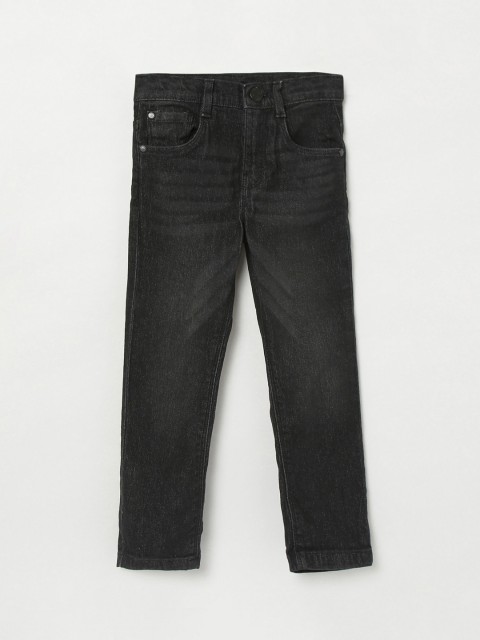 

max Boys Black Slim Fit Jeans