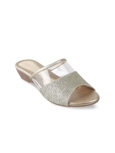 

Kittens Girls Gold-Toned Embellished Wedges